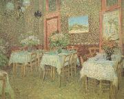 Vincent Van Gogh Interior of a Restaurant (nn04) oil painting on canvas